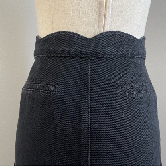 Blu Pepper Black Denim Mini Skirt Small - Picture 7 of 10